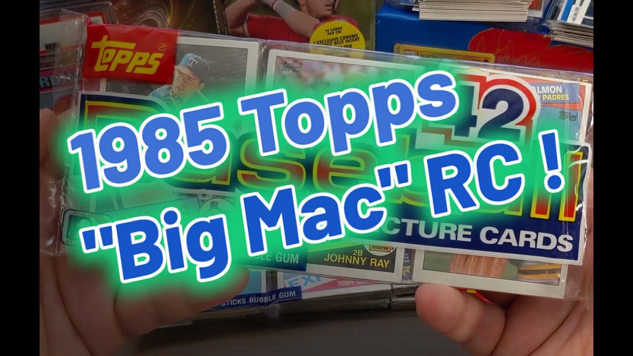 1985 Topps Rack Packs - Mark McGwire RC hit! 🤣