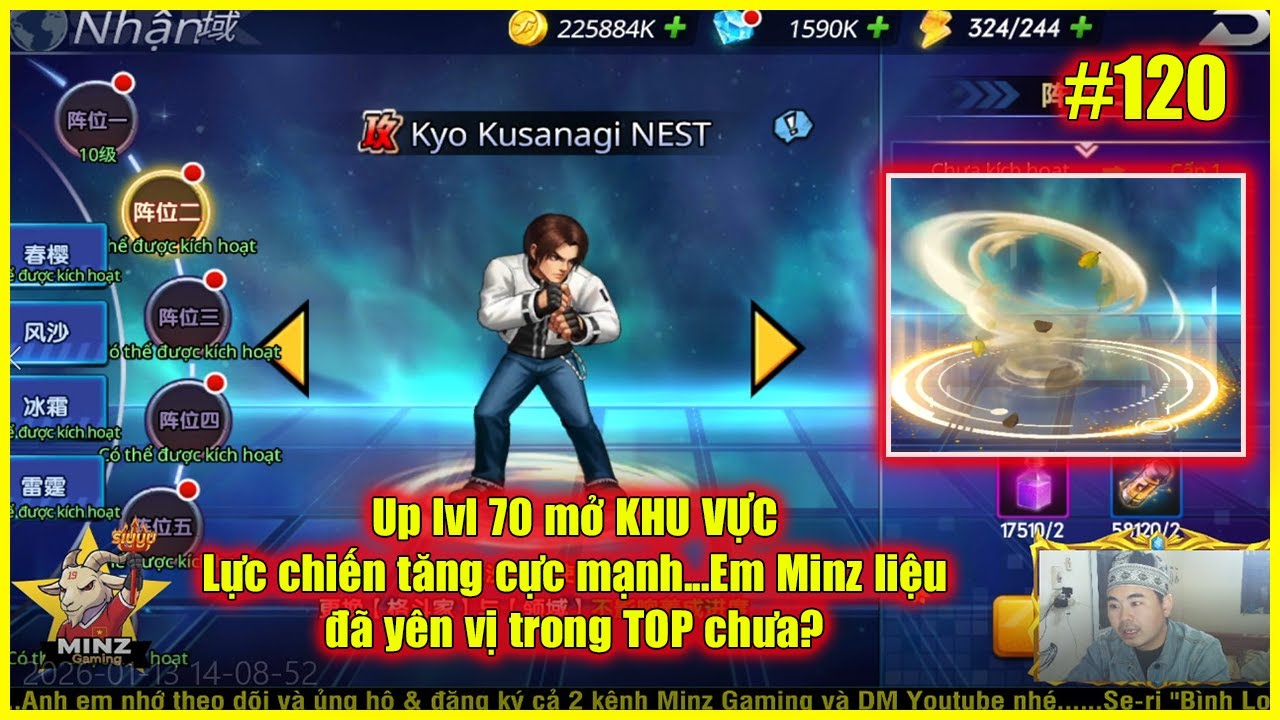 ღ King of Fighters x7game #120 | Awansuj na poziom 70, aby odblokować OBSZARU... Siła bojowa znac...