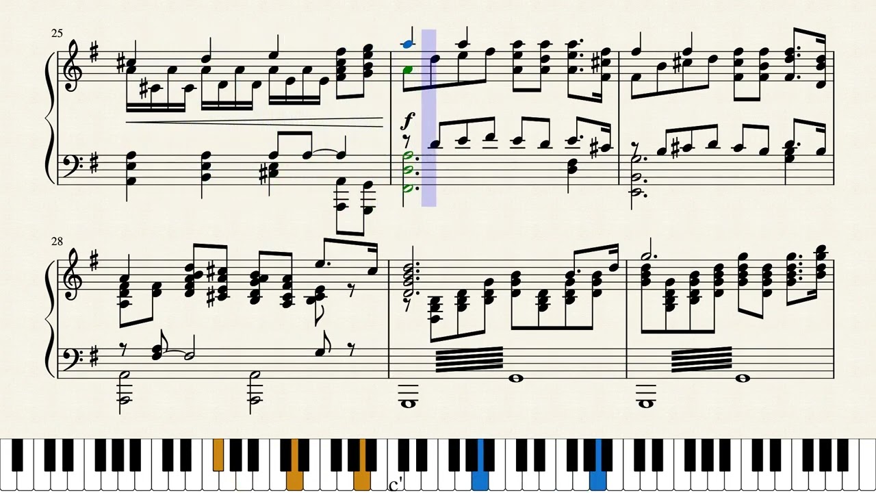 Puccini - Nessun Dorma (from the Opera Turandot) Piano Solo arr. (spartito, sheet music)