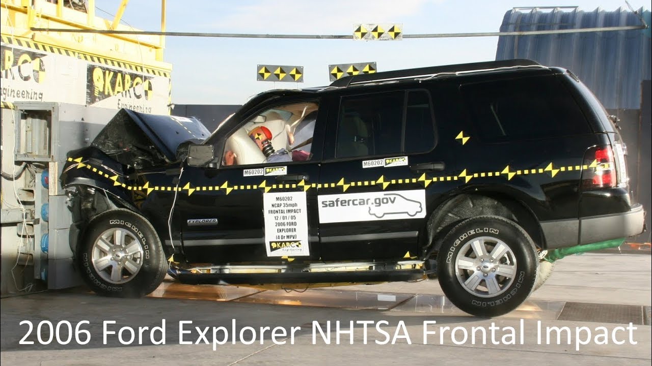 2006-2010 Ford Explorer / Mercury Mountaineer NHTSA Frontal Impact