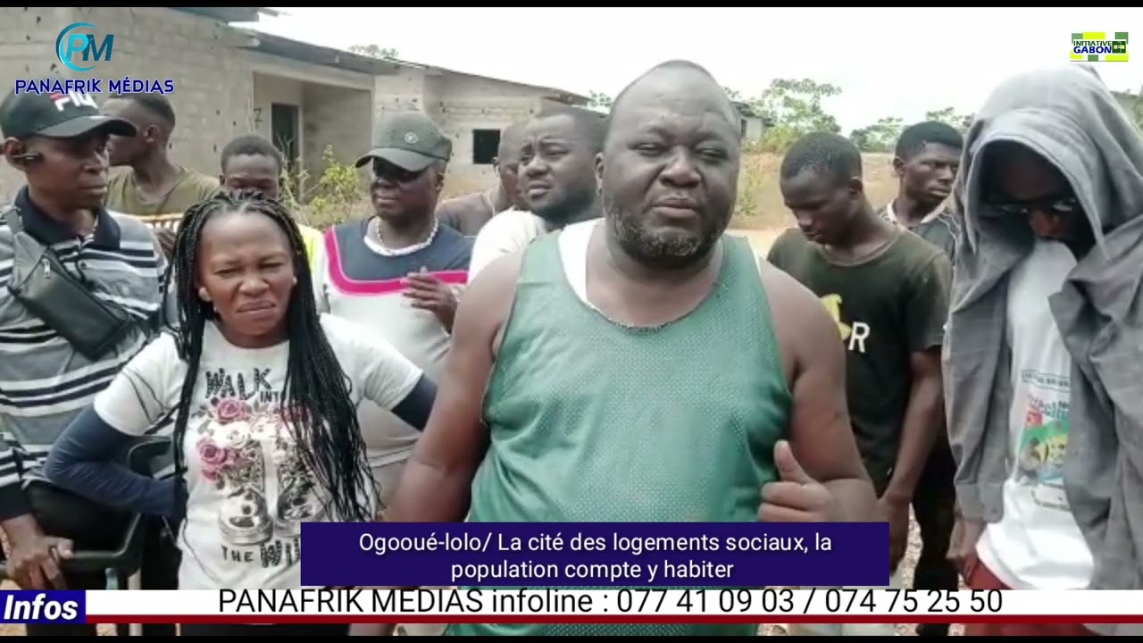 #panafrikmedias OGOOUÉ-LOLO / KOULAMOUTOU /LES LOGEMENTS SOCIAUX , BIENTÔT OCCUPÉS PAR LA POPULATION
