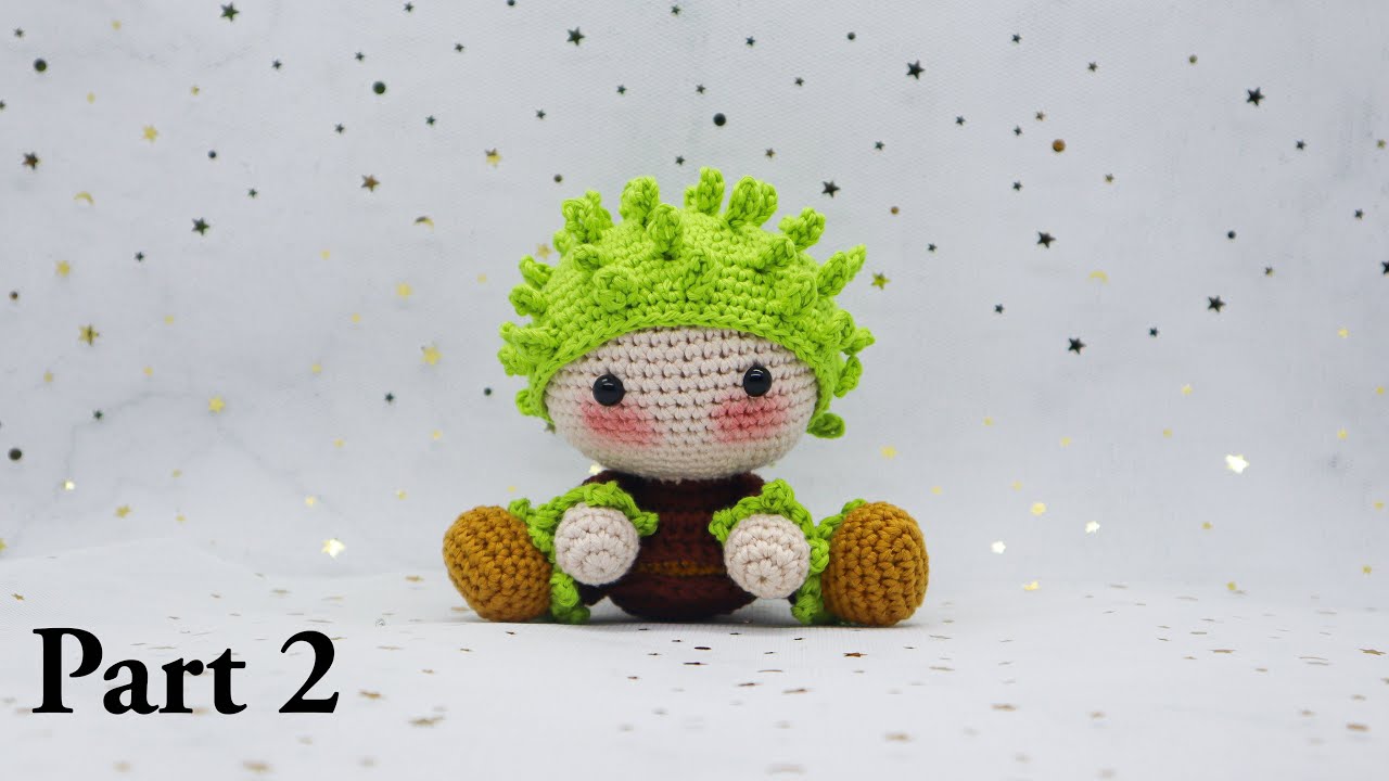 BABY CHESTNUT  🌰 | PART 2 | FALL BABIES | MAKING CROCHET DOLL | AMIGURUMI TUTORIAL