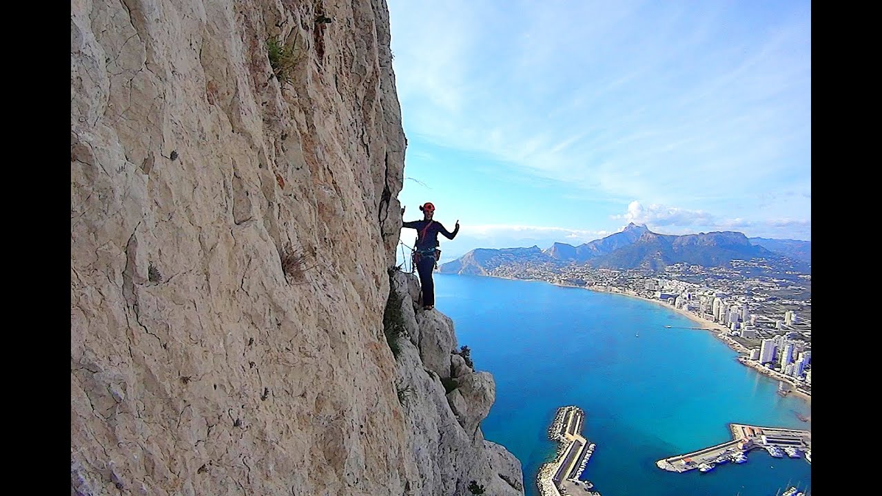 Escalada en el Peñón de Ifach - Vía Pany