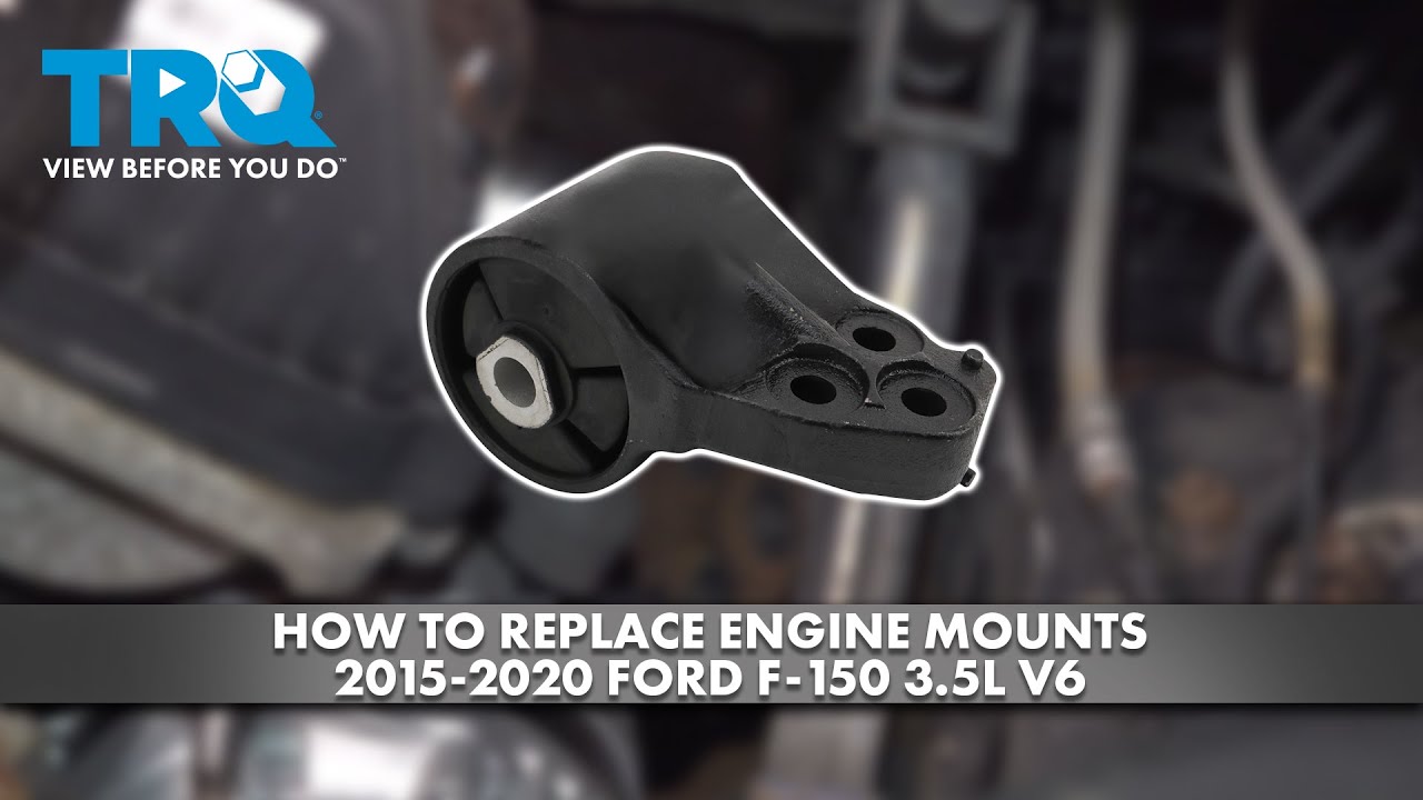 Как заменить опоры двигателя Ford F-150 3.5L V6 2015-2020