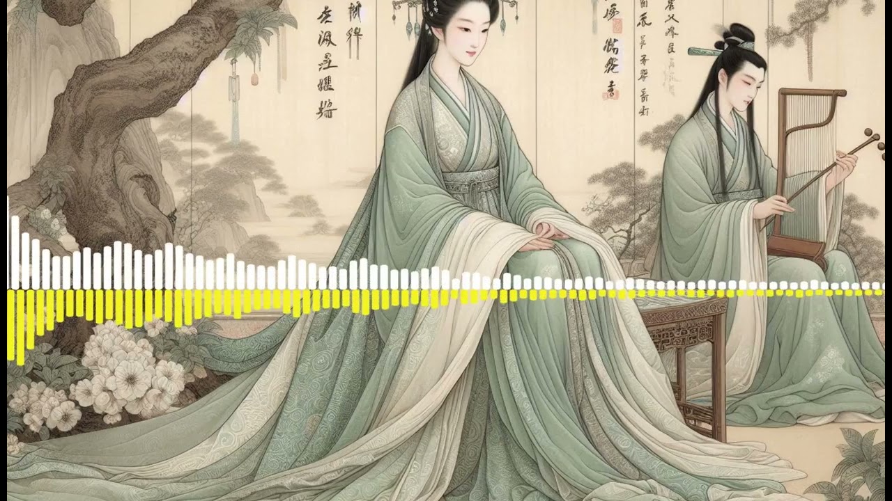 Background Music for Work Instrumental Chinese Guzheng and Flute (Royalty Free music)