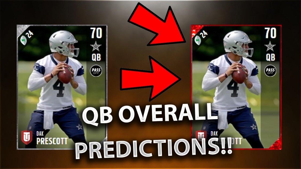 MADDEN 18 QB UPGRADES AND DOWNGRADES ? PREDICTING MUT 18 QB Ratings