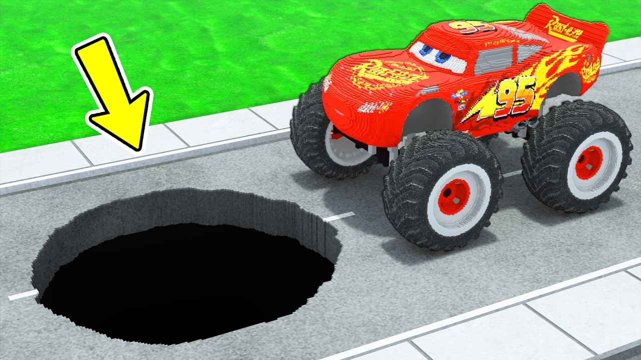 MONSTER TRUCK vs HOLES in Teardown