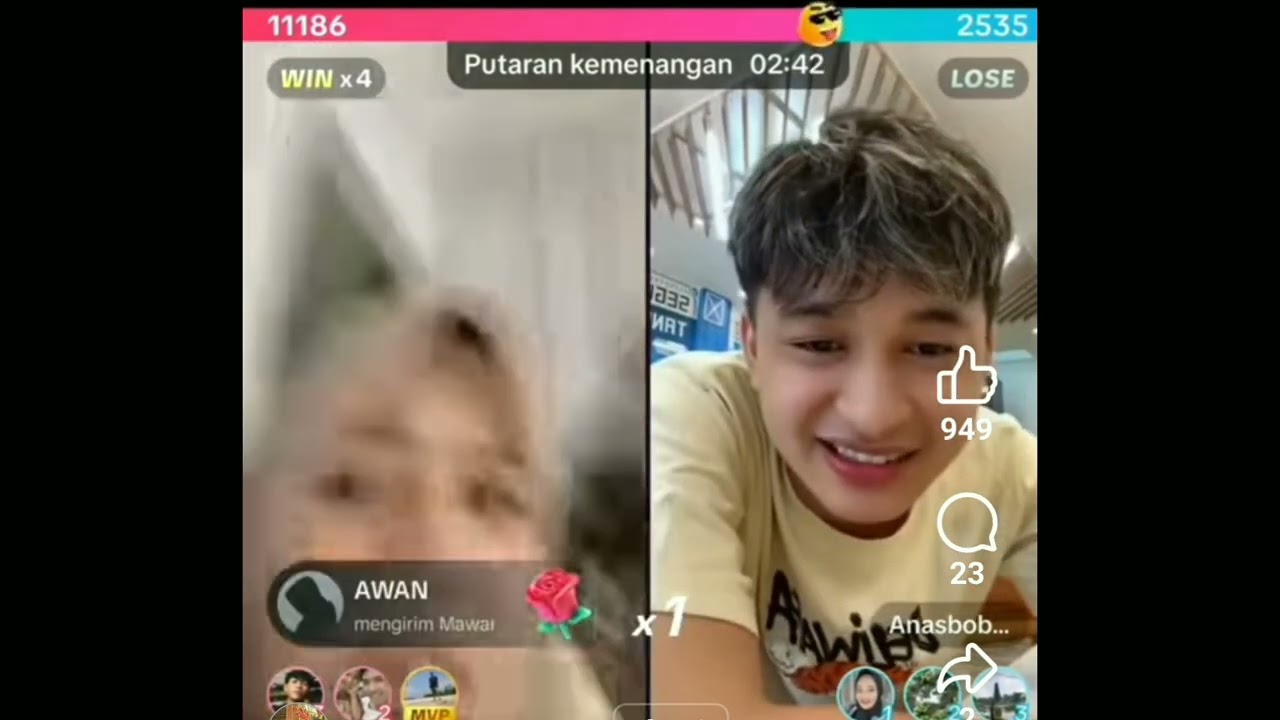 KESERUAN LIVE PK BADA DAN ANAS
