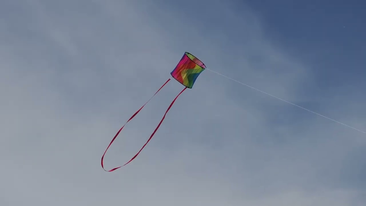 HQ Single Line Kites - Cylinder Kite Rainbow