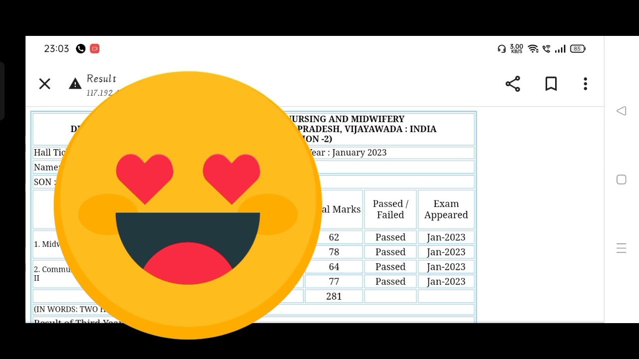 GNM nursing result 2023 AP board| gnm  1st,2nd,3rd year result | link in description #gnmnursing2023