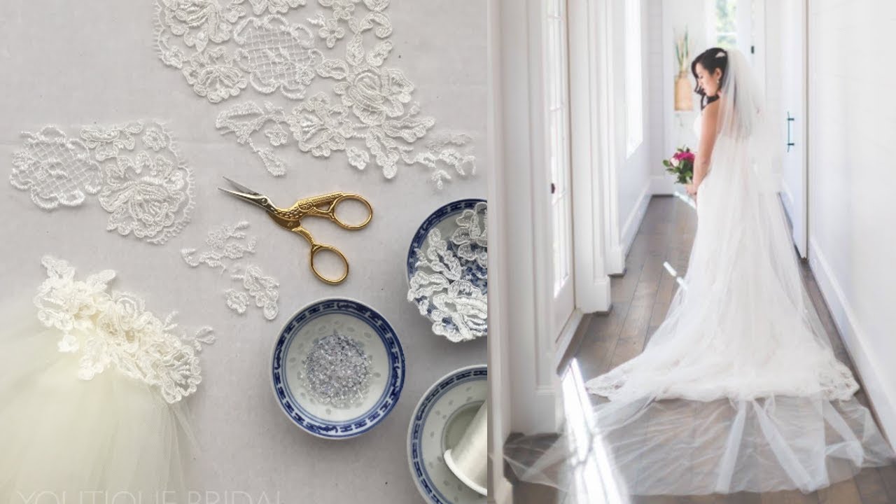 Embellish a Veil Hair Comb : Veil Bustle using a hook & eye