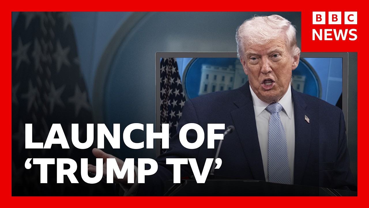 The White House launches &lsquo;Trump TV&rsquo; after media ban | BBC News