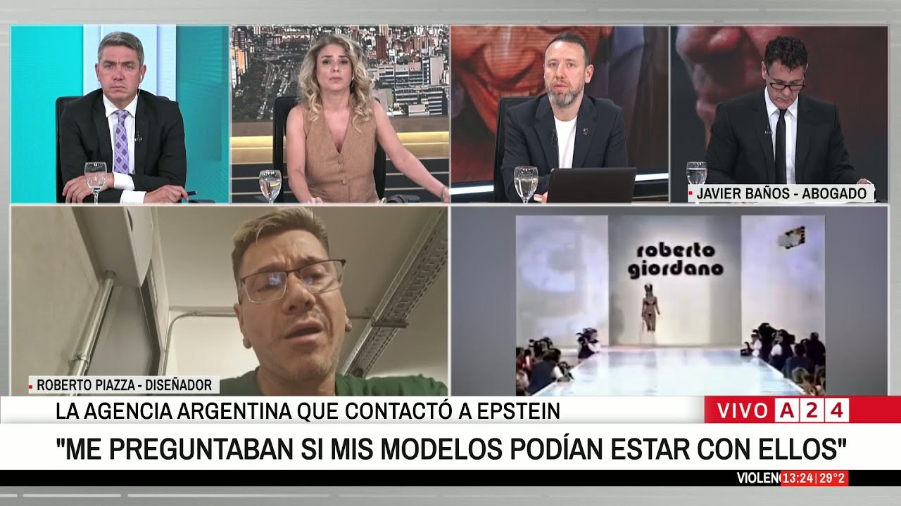 📢 ROBERTO PIAZZA OPINÓ SOBRE EL CASO EPSTEIN Y HABLÓ DE CASTING DE AGENCIAS DE MODELOS