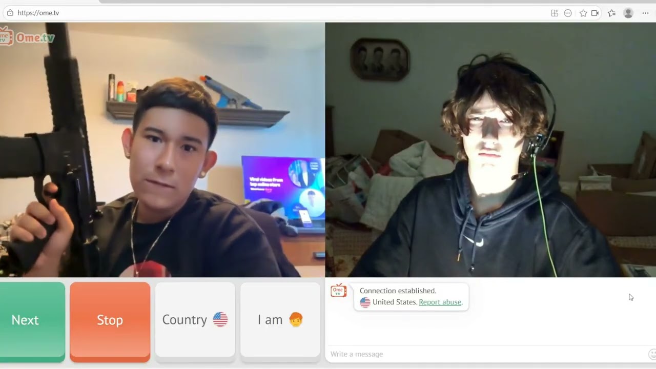 the average omegle interaction.