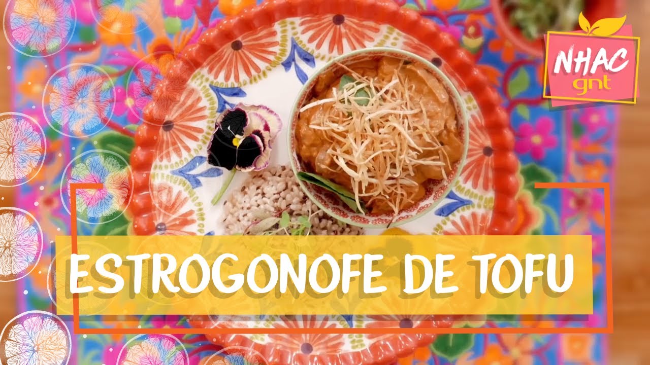Estrogonofe de tofu com cogumelos e palmito | Tati Lund | Comida.Org
