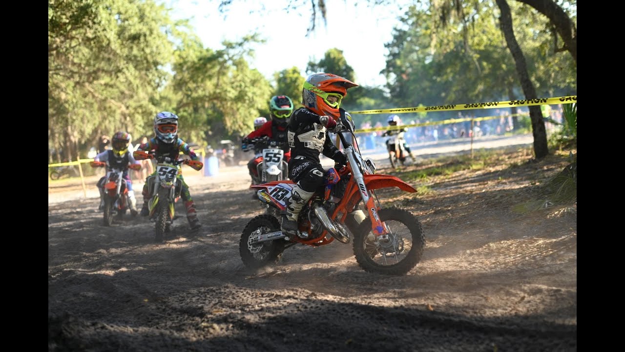 Dirt Bike Dean Goes FULL SEND round 1 Hare scramble Peewee B 1st the 23 KTM 50sx factory is Sweet