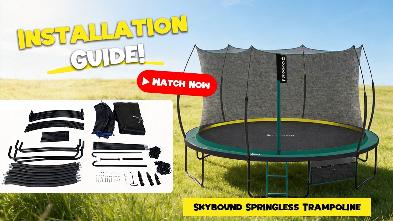 How to Assemble SkyBound Springless Trampoline | Step-by-Step Installation Guide
