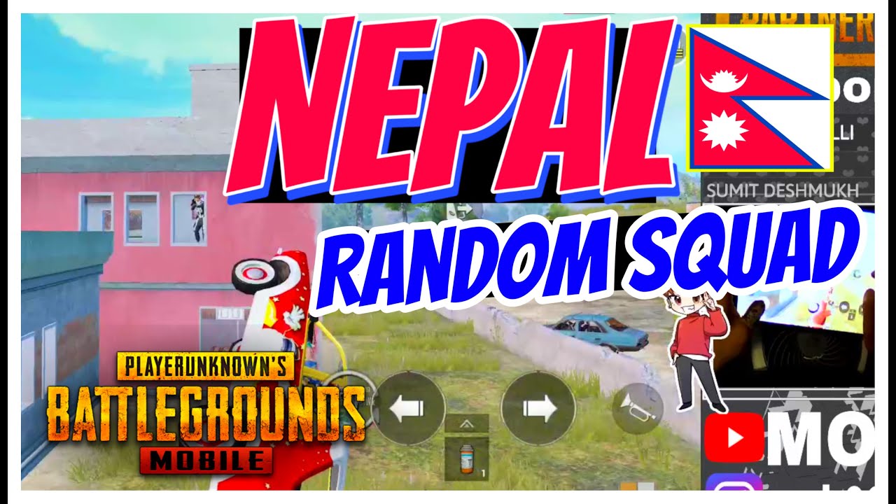 Nepal Random SquadㅣVery fun😂ㅣPUBG MOBILE