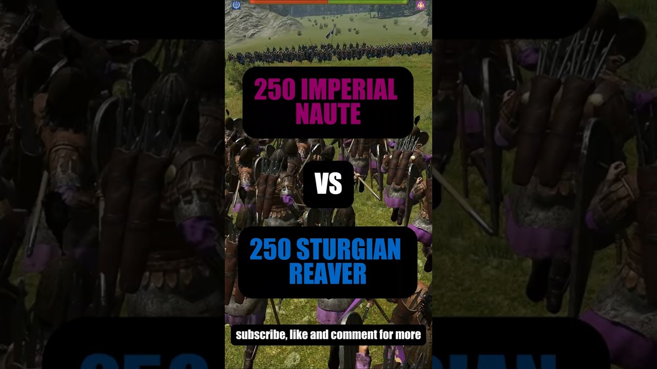 250 Imperial Naute vs 250 Sturgian Reaver | Mount and Blade 2 Bannerlord: War Sails
