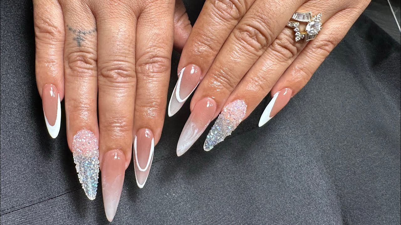 Cómo hacer uñas Almendra  #pixie #longnails