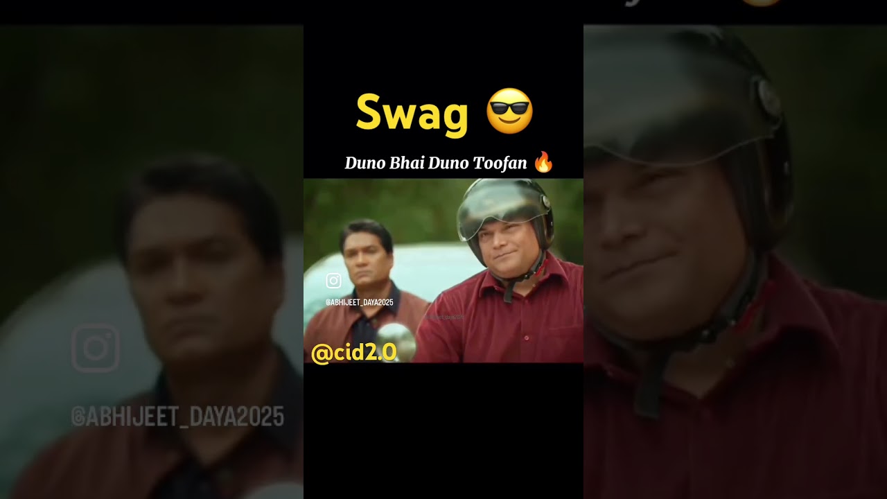 Swag of daya and Abhijeet #music #bollywood #song #love #cid #abhijeet #daya