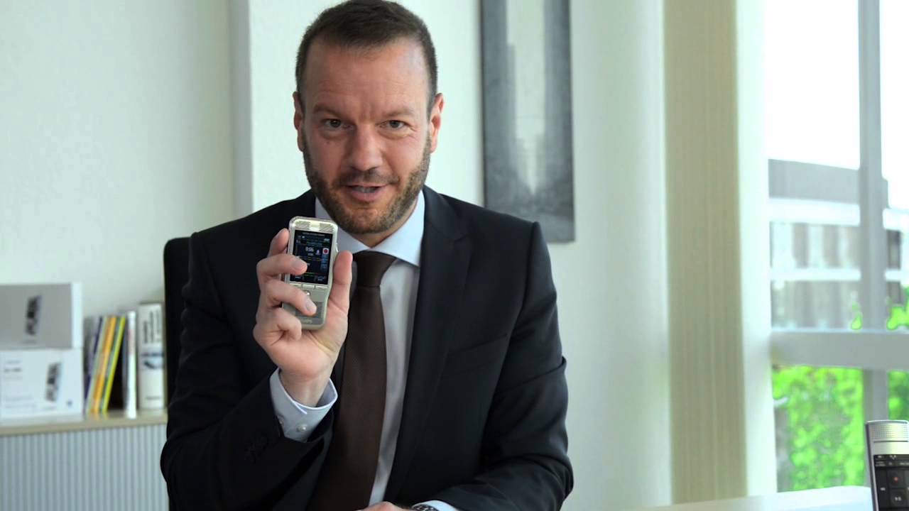 Live-Demo:Voice technology from Philips & speech recognition: Professional use in law firms