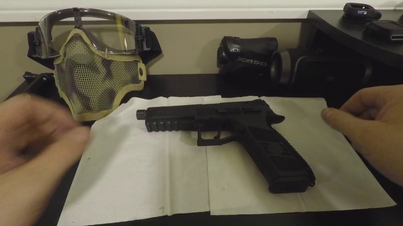 Quick video of cleaning cz-p09