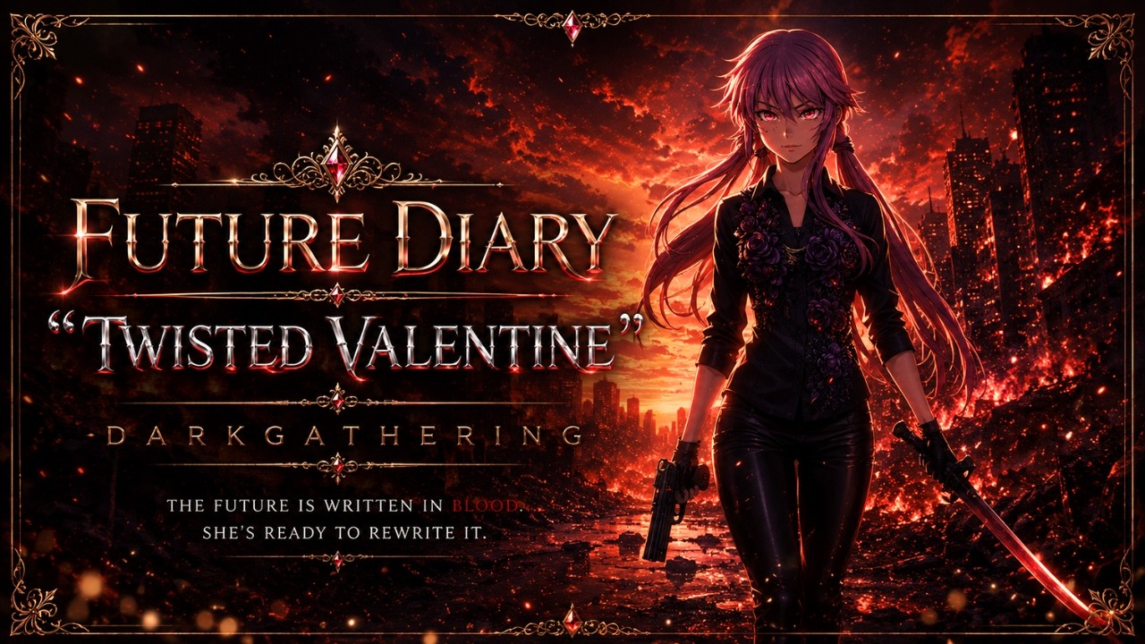 Future Diary Yuno’s Villain Song | 'Twisted Valentine' | Anime AU