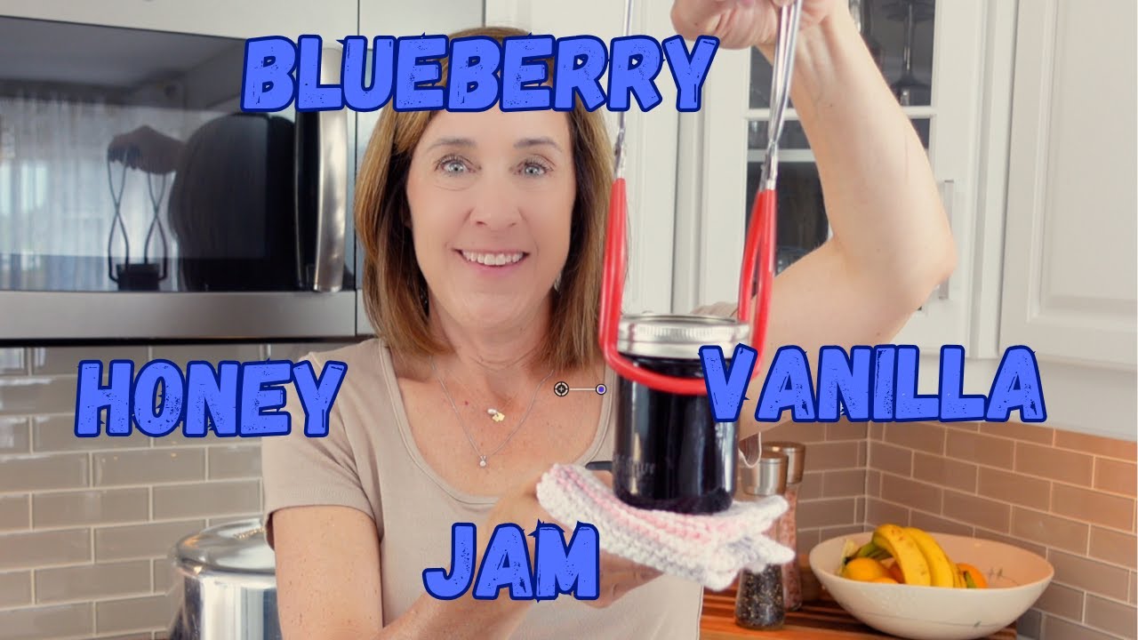 How to Make BLUEBERRY HONEY VANILLA Jam (Easy & Naturally Sweet)- No Pectin
