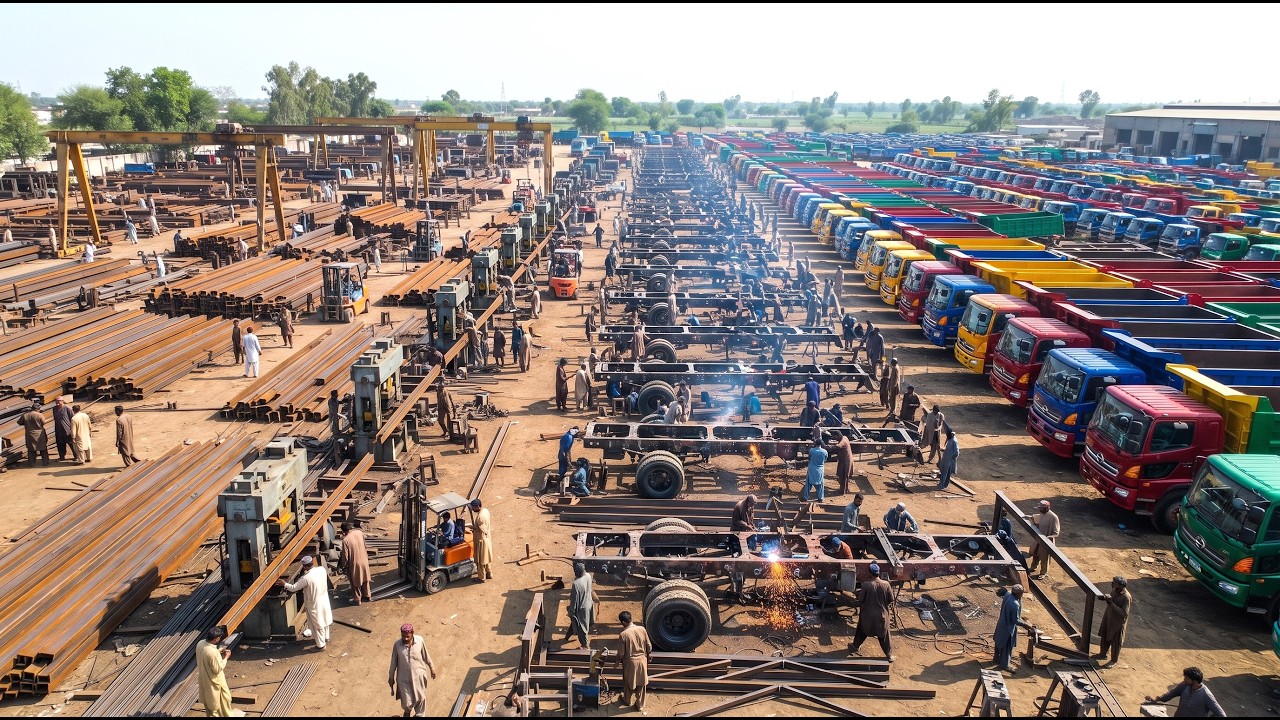 You Won't Believe How Pakistani Mechanics Build This Dump Truck | The Untold Story