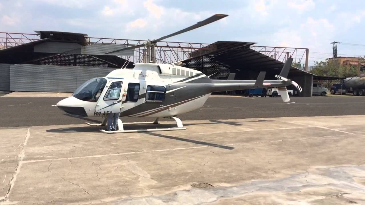 Bell 206L4 final flight towards its new owner