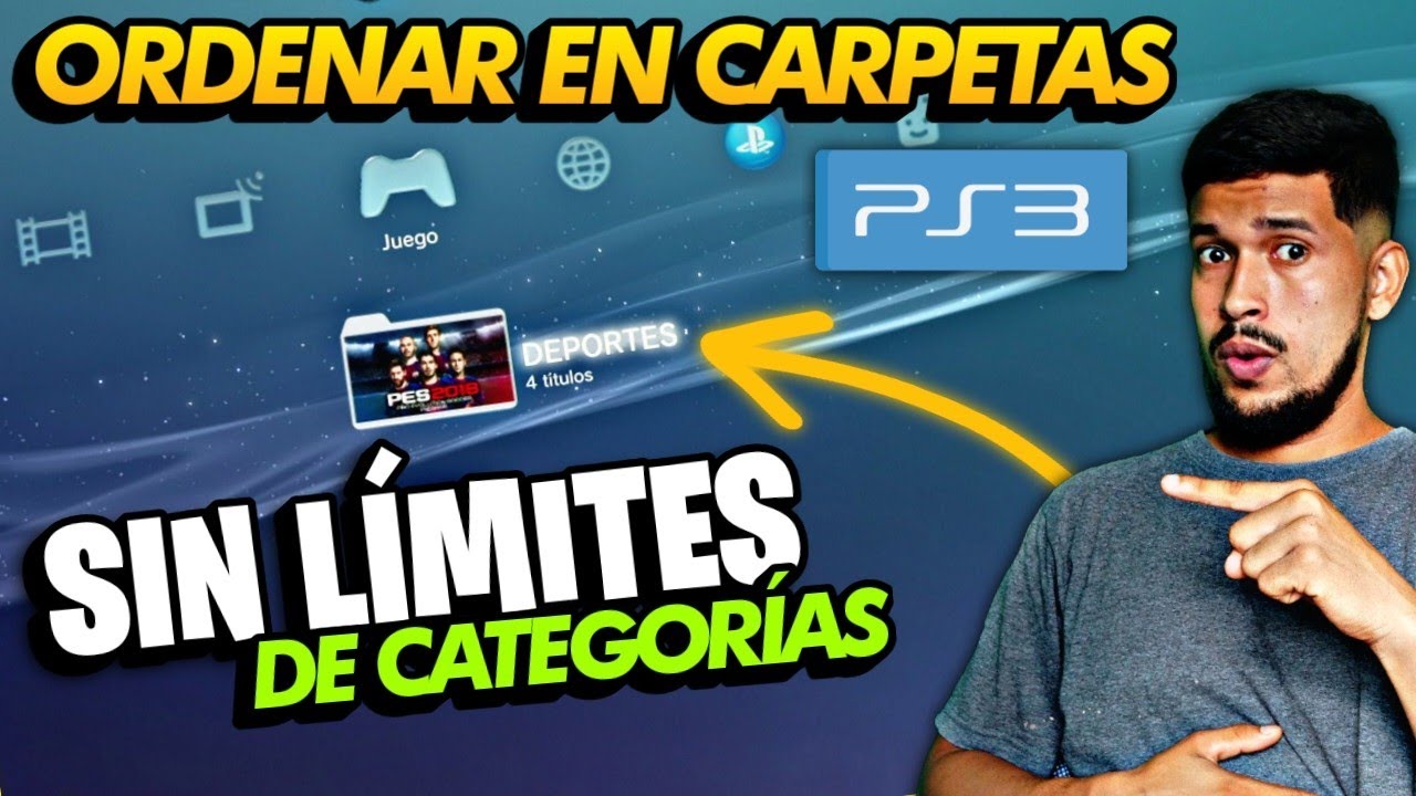 ✅COMO ORGANIZAR tus JUEGOS en PS3 por CARPETAS o Álbumes | FÁCIL & RAPIDO😱