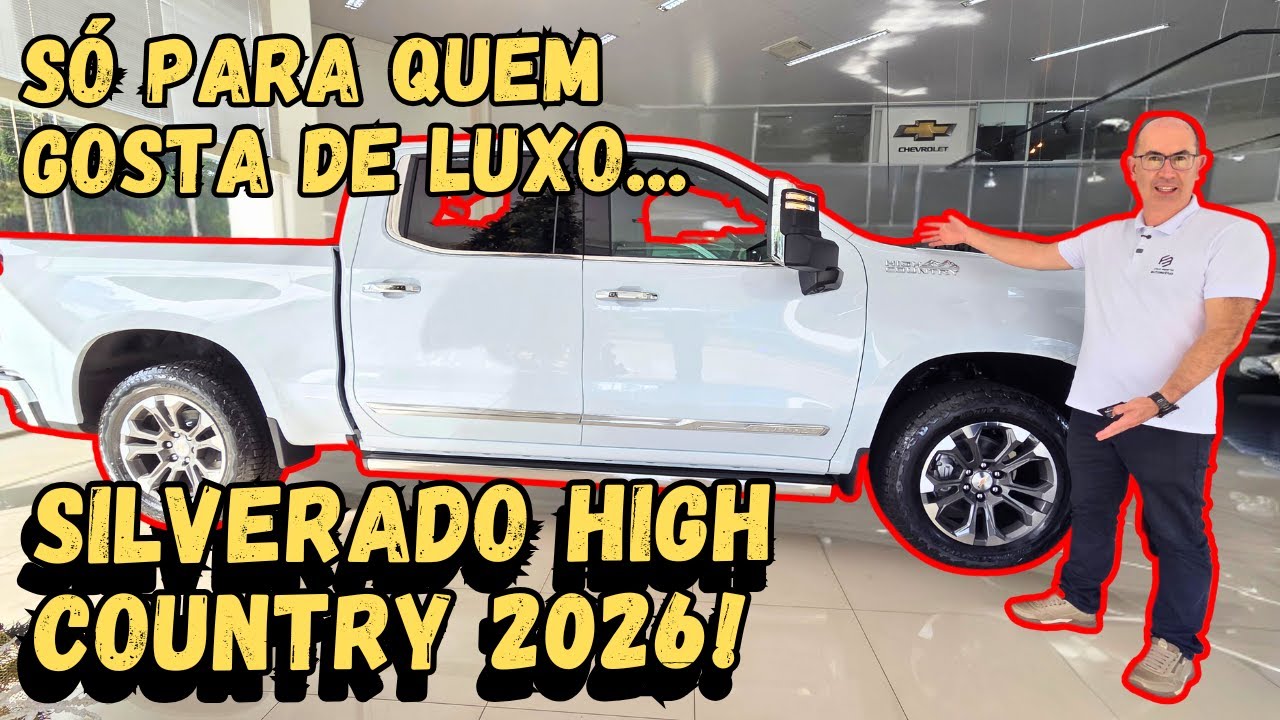 A SILVERADO HIGH COUNTRY 2026 É A MELHOR DA CATEGORIA ?