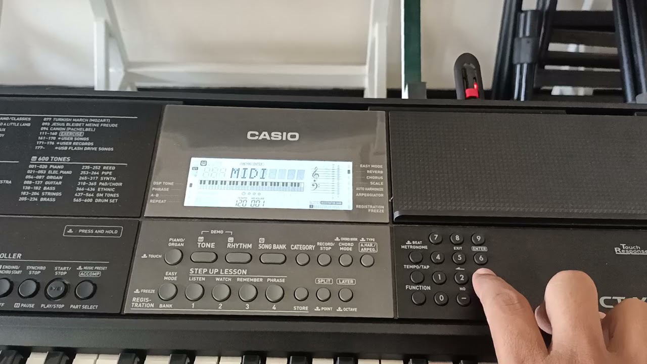 Casio CTX - 800 spesifikasi
