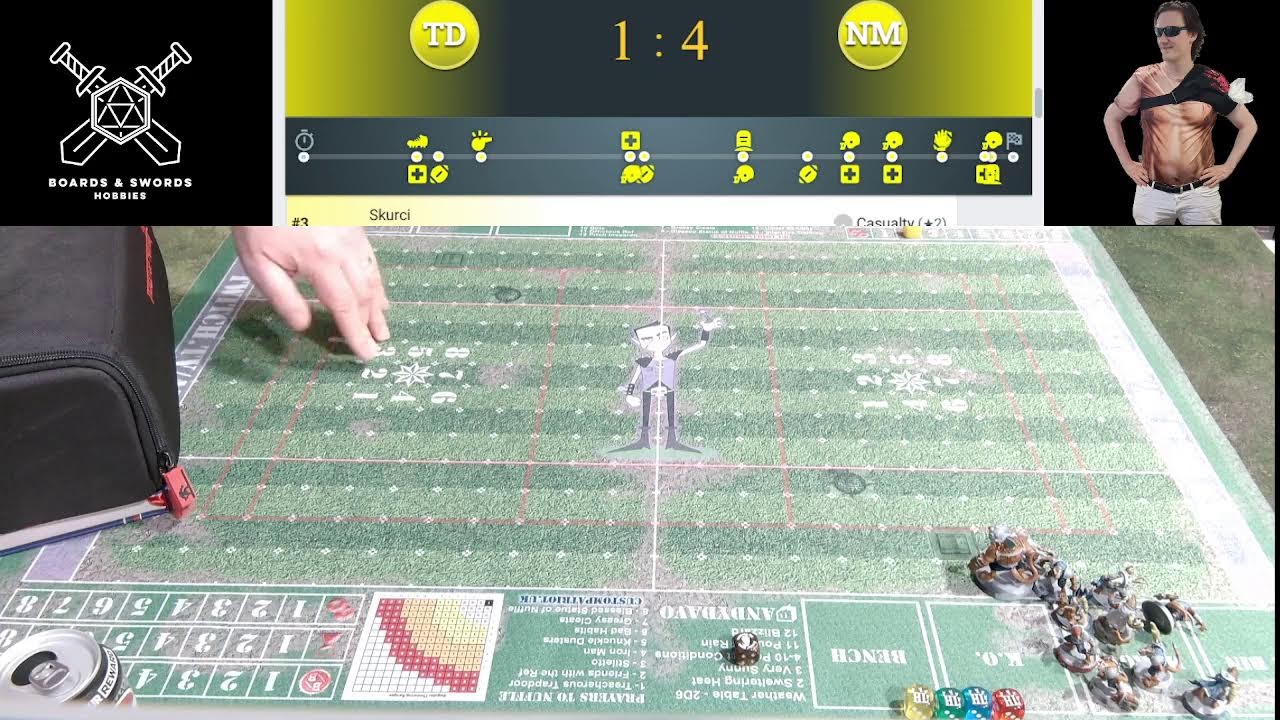 Table Top - Boards and Swords League MD1 Austin_Tacious (Goblins) Vs Dizzybess (Skaven)