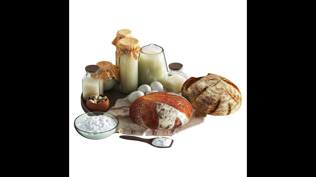 3dsMax Breakfast Modeling