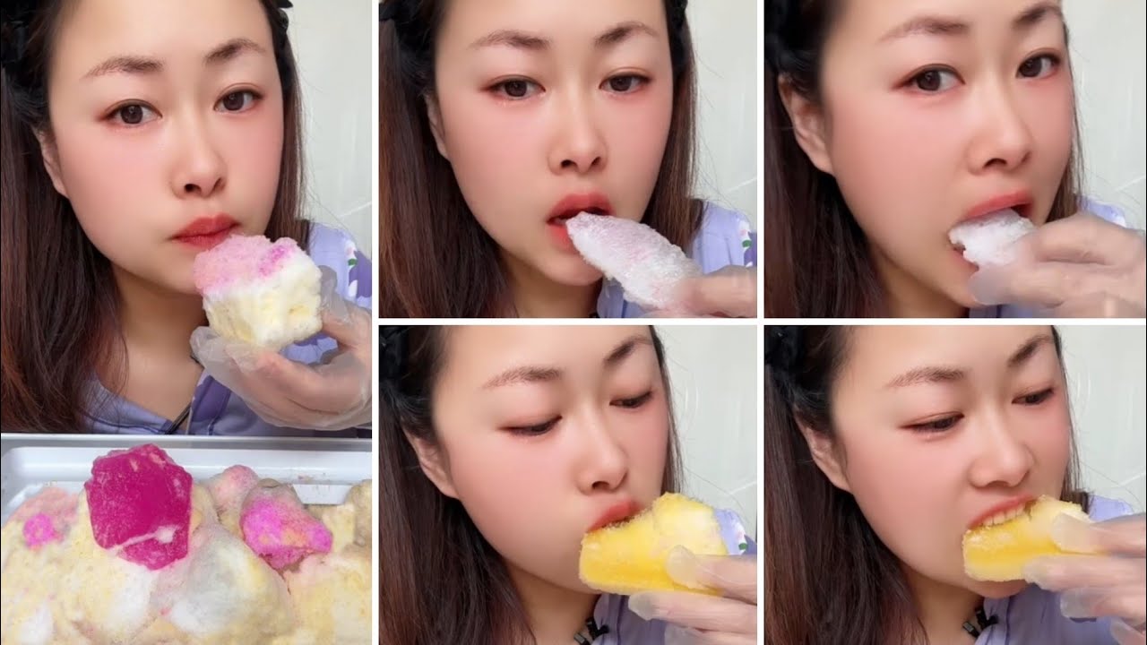 ONLY BITES / FREEZER FROST EATING / SHAVED ICE EATING / ASMR / SOLO BY RENNAYA