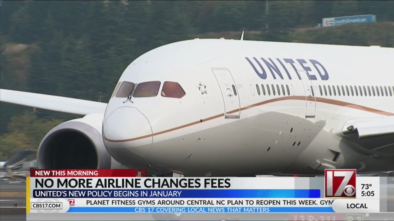 United does away with change fees