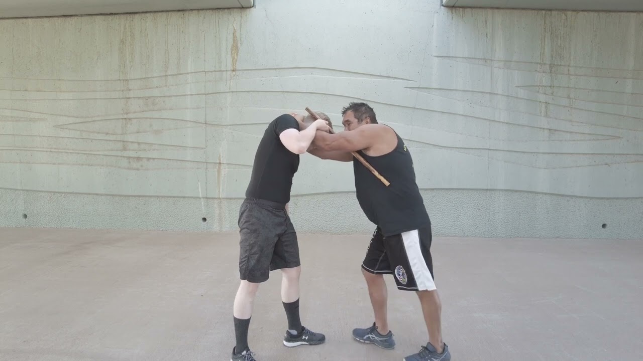 Empty hand disarm against #1 angle