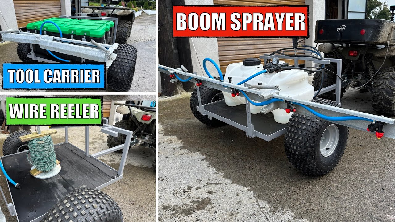 Building A Multi Use Farm ATV Trailer From Scratch || Making Life A Little Easier