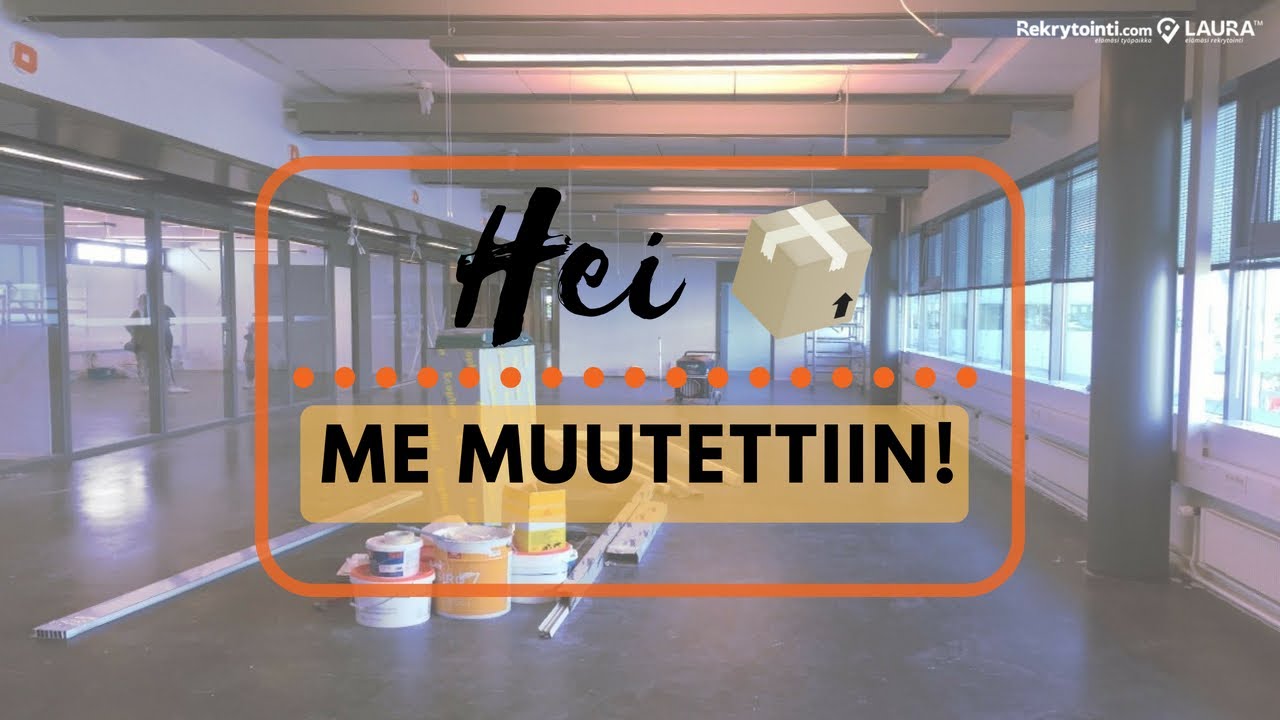 Hei me muutettiin | Yritysmuutto
