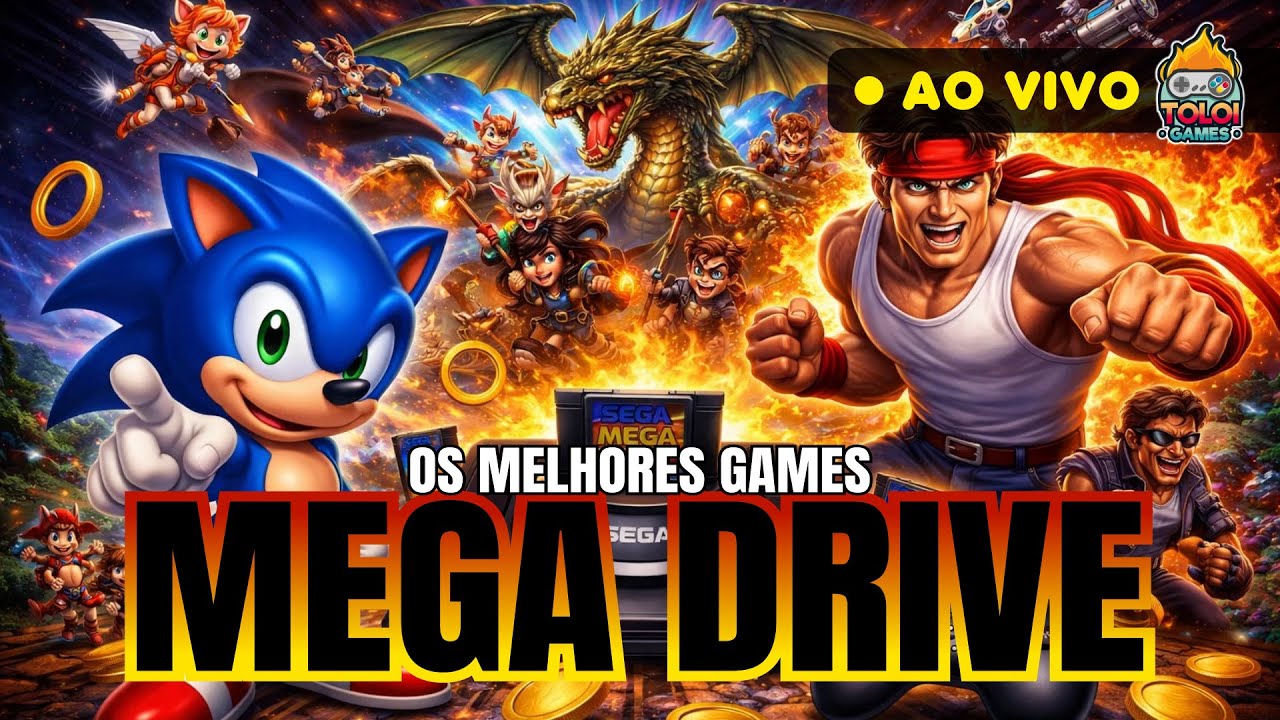 Os melhores games do Mega Drive! Sugira um jogo! 😉