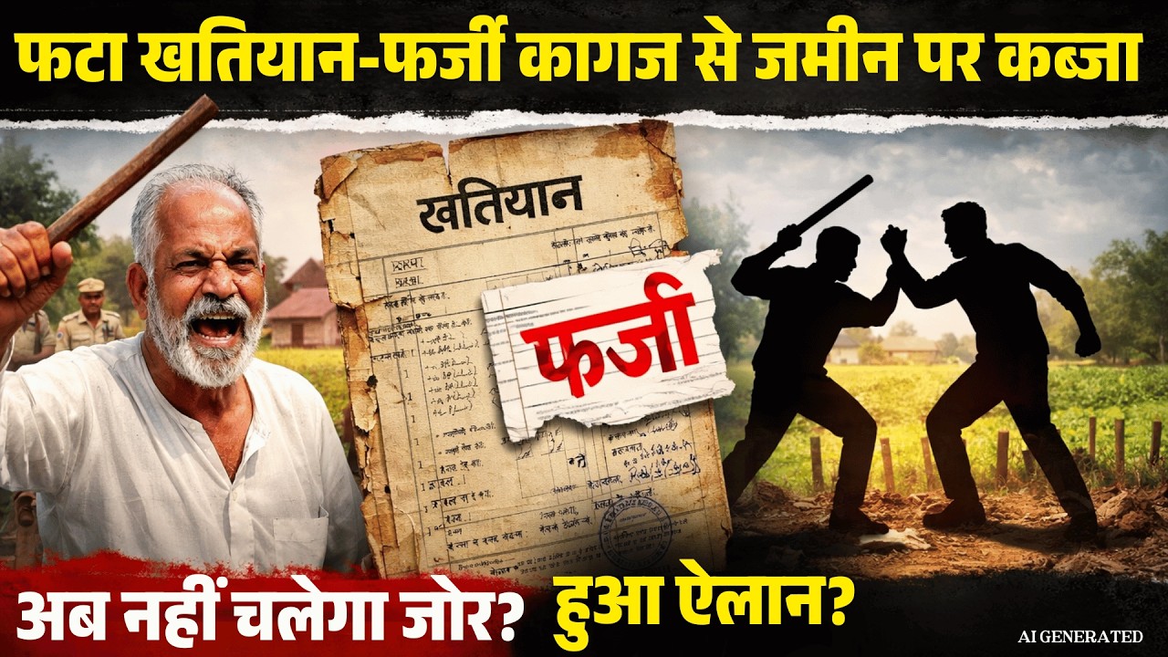 फटा खतियान-फर्जी कागज से जमीन पर कब्जा, अब नहीं चलेगा जोर? हुआ ऐलान?