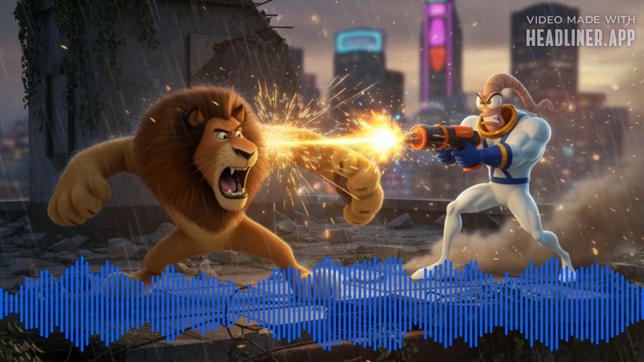 Zuba Madagascar 2 VS Earthworm Jim HD Music New Junk City instrumental (Mashup)