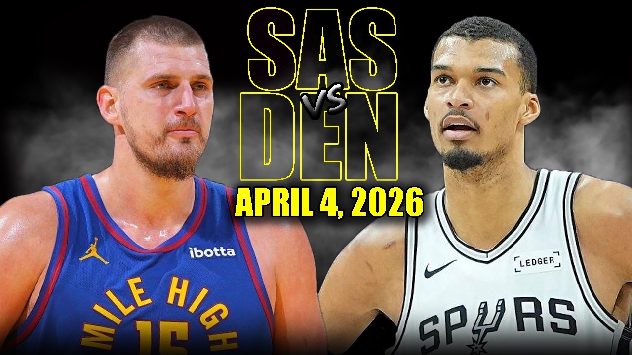 San Antonio Spurs vs Denver Nuggets Full Game Highlights &ndash; April 4, 2026 | NBA Season
