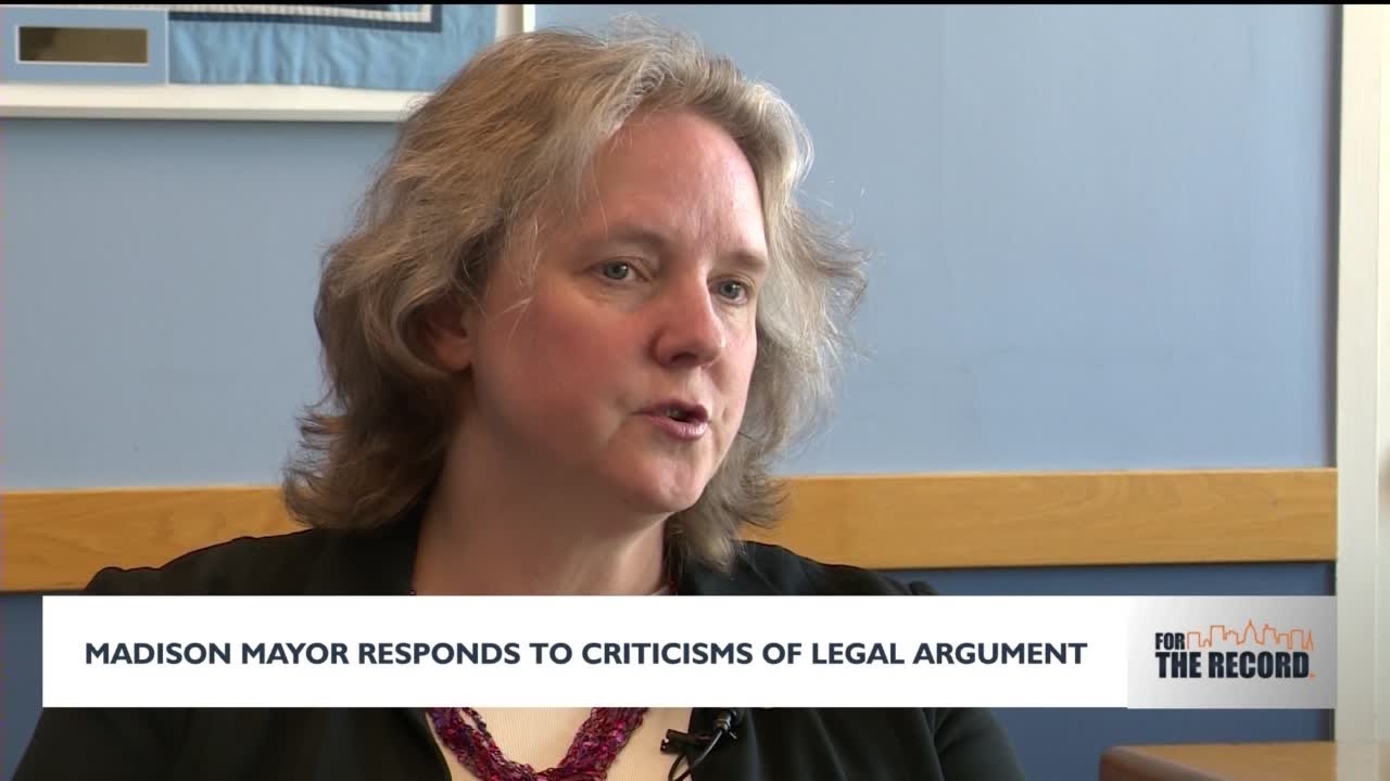 Madison mayor responds to criticisms of legal argument