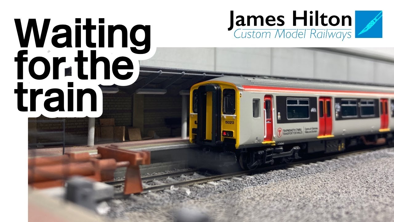 Waiting for the train - Wrexham Central in N...