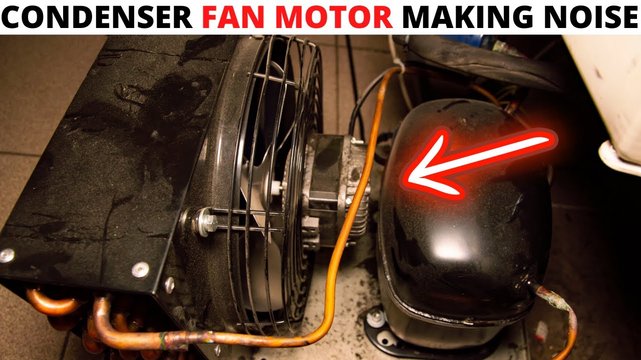 HVACR Service Call: Reach In Bottle Cooler Making Noise (Cooler Condenser Fan Motor Making Noise)