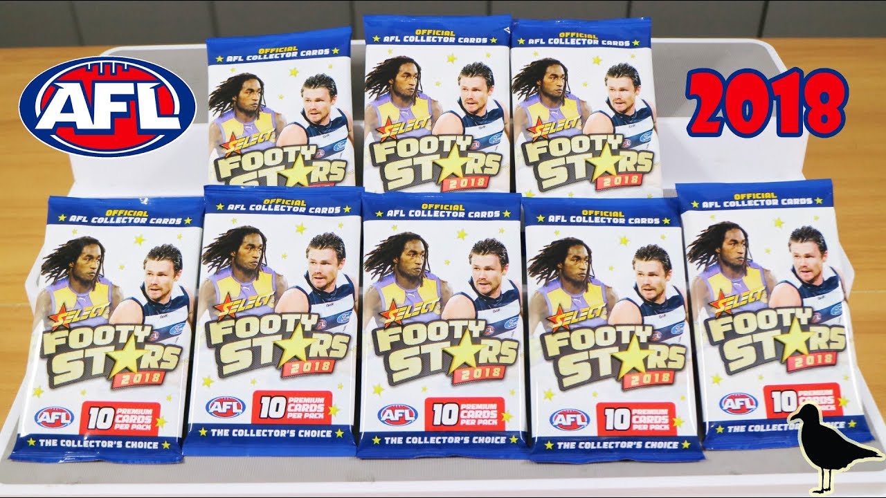 AFL Select Footy Stars Collector Cards Opening 2018 #3 | Birdew Reviews