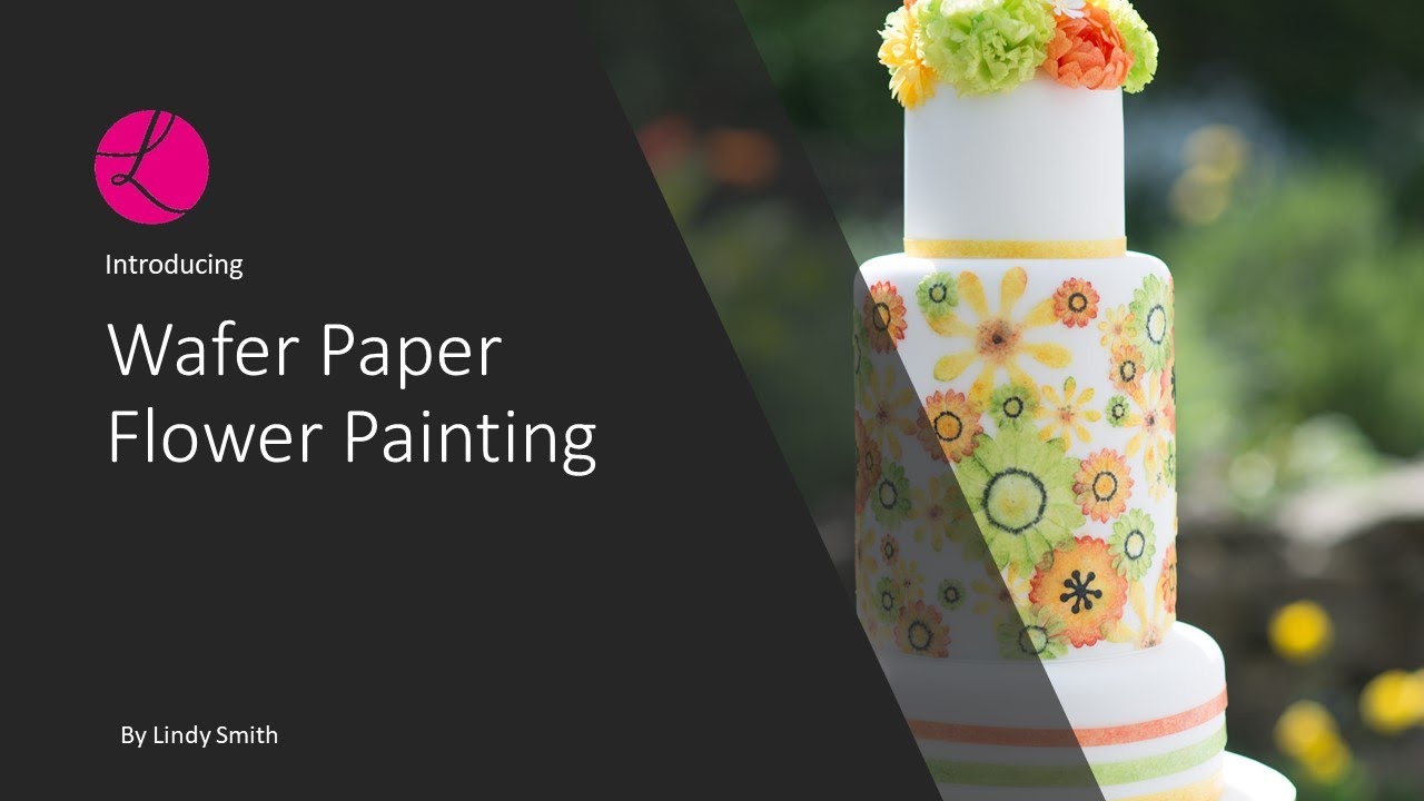Wafer Paper Flower Painting Tutorial